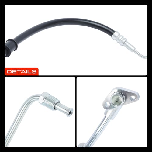 A-Premium Power Steering Pressure Hose Assembly Compatible with Honda
