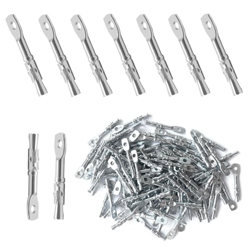 40Pack Tie Wire Eye Bolt Expansion Eye Bolt Wedge Anchor Galvanized Carbon Steel Heavy Duty Fastener Wedge Concrete Anchor for Ceiling Joists Hanging Hammocks Swing Chairs - style: ExpensionScrew
