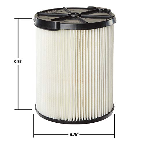VF7816TP Standard 5 Gal. and Larger Wet Dry Shop Vacuum Filters