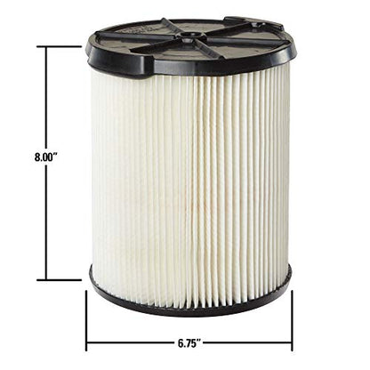 VF7816TP Standard 5 Gal. and Larger Wet Dry Shop Vacuum Filters