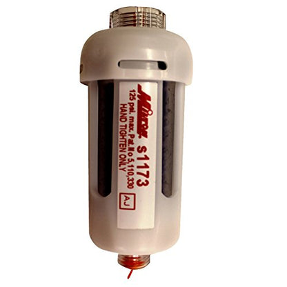 Milton Industries S-1173 Mini Disposable Air Line Desiccant Filter - Pack of 2 - size: Pack of 2