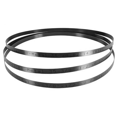 35-3/8 Inch Bandsaw Blades 14/18 TPI for Milwaukee Portable Band Saw Blade and 2829-20 Compact Portable Band Saw, 35-3/8" x 1/2" x 0.02" 14/18 TPI, 3 Pack - size: 35-3/8" x 1/2" x 0.02", 14/18 TPI, 3 Pack