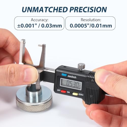 1" /25mm Mini Digital Caliper, OD ID & Thickness Gauge