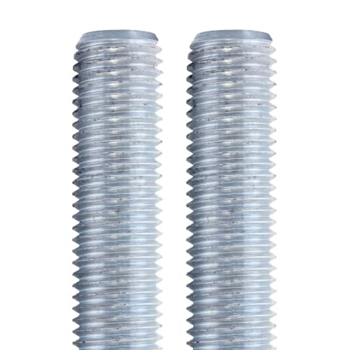 Conquest A307 Zinc Plated Threaded Rod 1"-8 x 12 - size: 1"-8 x 1'