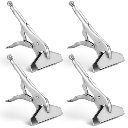 10" Locking Sheet Metal Clamp, 4 Pack Welding Locking Pliers