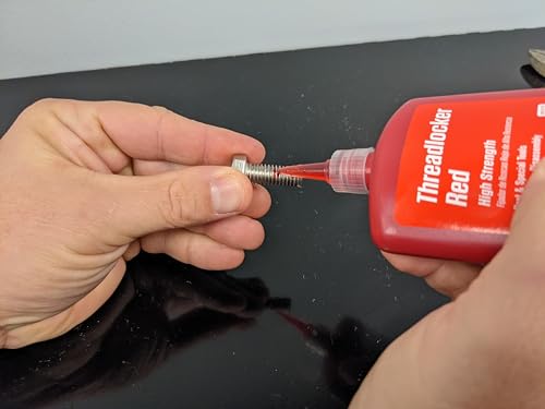 Permatex 27140 High Strength Threadlocker Red, 36 ml - size: 36 ml, style: Liquid - High Strength
