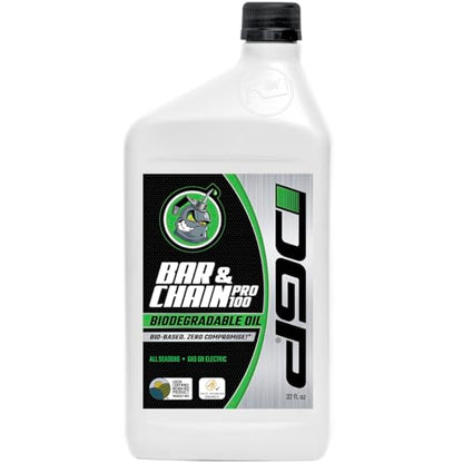 DGP Eco-Friendly Tool Lubricant Set – Biodegradable Plant-Based Oils for Chainsaws, Hedge Trimmers & Machines – Includes Bar & Chain 32oz, Trimmer 8oz & Multi-Purpose Penetrating Oil 11oz