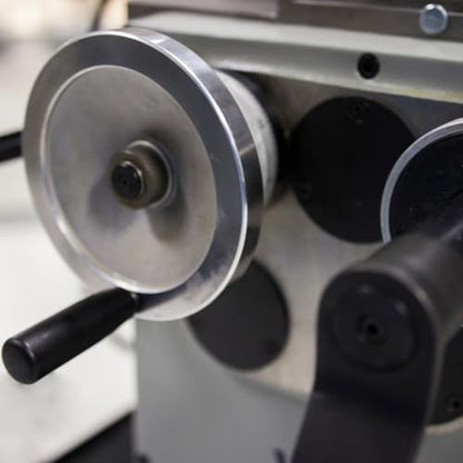 Solid Dished Hand Wheel | 63mm Wheel OD | 10mm Mounting Hole - size: Setscrew Style - 100MM OD x 12MM HOLE