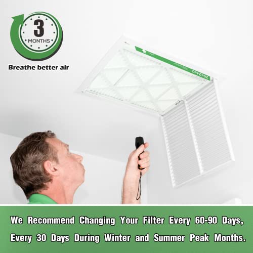 20x24x2 Air Filter TRIGHTFILTERS, Durable MERV 8 Pleated Home HVAC AC Furnace Heater Filters Replacement, Lightweight Compact Air Conditioner Filters 4 Pack - size: 23.6" x 19.6" x 1.8"