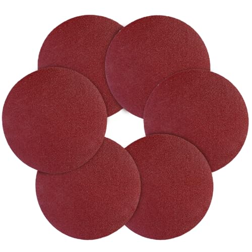 Uenhoy 100 Pcs 3" Sanding Discs 180 Grit Hook Loop for Woodworking - style: 180 Grit