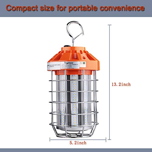 dephen 60W Temporary LED Work Light, Portable Hanging Shop Lighting