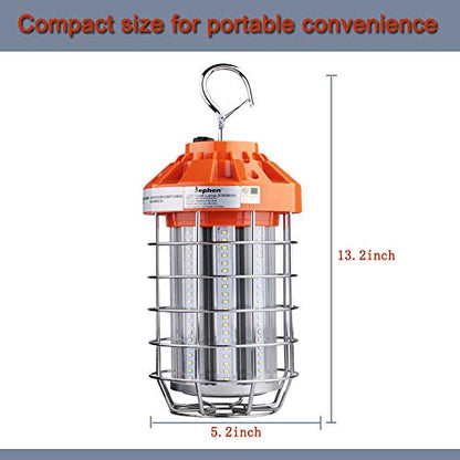dephen 60W Temporary LED Work Light, Portable Hanging Shop Lighting