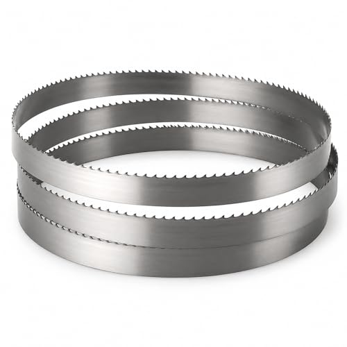 KAKA INDUSTRIAL Blade for 126-1/2" x 1" x .035" (3215x27x0.9mm) Bi-Metal Material M42 Grade Metal Cutting Band Saw Blades BS-1018R (1, 5/8TPI) - size: 5/8TPI
