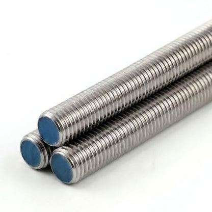 Chenango Supply 5/8-11 x 3, 304 Stainless Steel Fully Threaded Rod - size: 5/8-11 x 3ft (3 Pack)