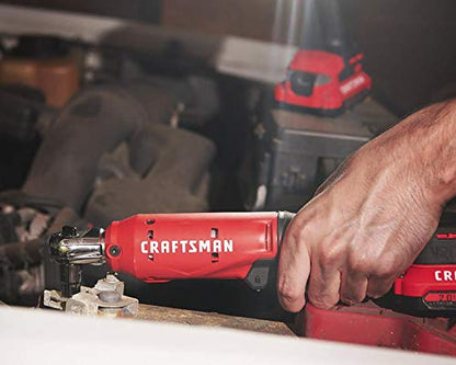 CRAFTSMAN V20 Cordless Ratchet Wrench, 3/8 inch Drive, 300 RPM, up to 35 ft-lbs of Torque, Bare Tool Only (CMCF930B) - style: V20 3/8 Inch Drive Ratchet