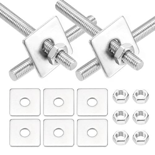 MECCANIXITY 6Set M5x40mm Fully Threaded Rod Threaded Rods Bar Studs - size: M5x40mm