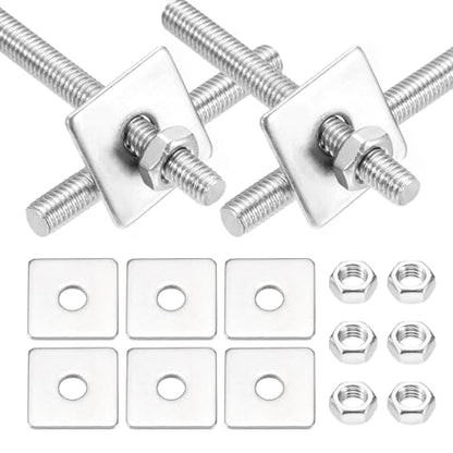 MECCANIXITY 6Set M5x45mm Fully Threaded Rod Threaded Rods Bar Studs - size: M5x45mm