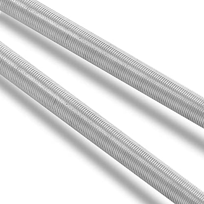 Murtenze M8 x 250mm Fully Threaded Rod, 2Pcs - size: M8 x 250mm