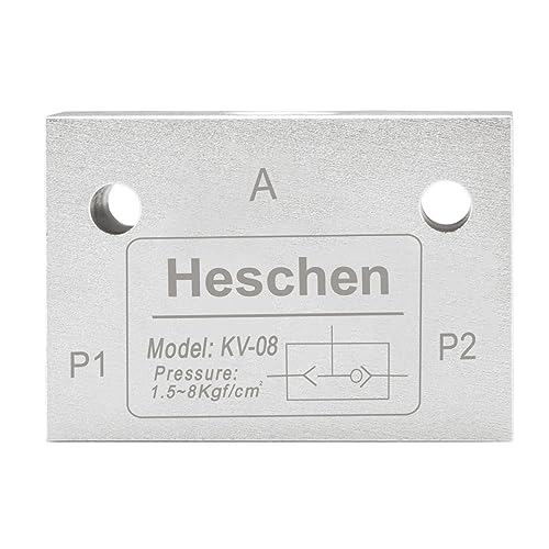 Heschen Pneumatic Shuttle Valve KV-08 PT1/4 One Way Quick Exhaust