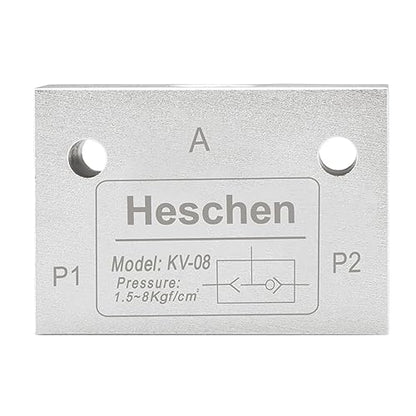 Heschen Pneumatic Shuttle Valve KV-08 PT1/4 One Way Quick Exhaust
