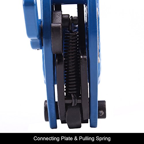 Steel Plate Lifting Clamp 0.8 Ton, 0.6 in Jaw Opening, GS Certified - size: 1760 lbs