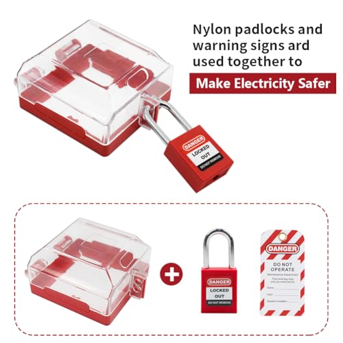 2 Pack Emergency Stop Push Button Cover Lockout,Removable Base - color: 2 Pack Push Button Lockout Box
