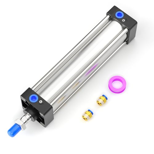TAILONZ 40mm Bore 200mm Stroke Pneumatic Air Cylinder Double Action SC 40x200 - size: 40mm Bore 200mm Stroke