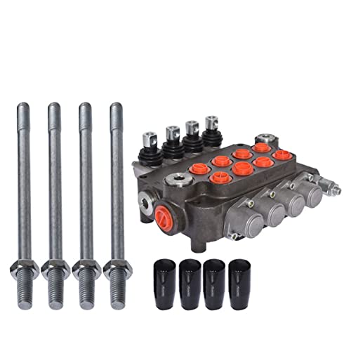 4 Spool 21 GPM 3600 PSI SAE Hydraulic Directional Control Valve