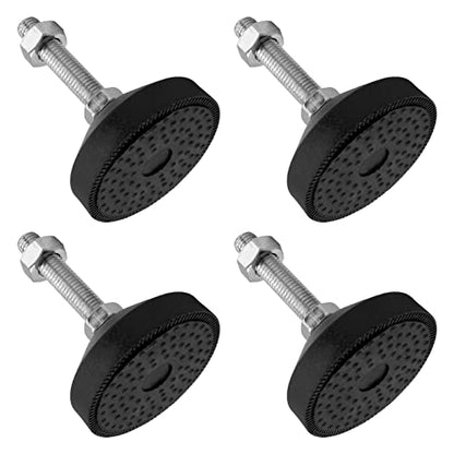 Bonsicoky M10 Metal Adjustable Leveling Feet, 4 Pcs, 3.2" x 2.3" - size: M10,2.3" Diameter