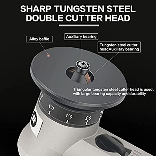 Deburring Tool for Metal, Deburring Tool Chamfer Tool 45 Degree Arc Burr Trimming Chamfering Machine Mini Handheld Pneumatic Chamfer Air Chamfer Tool for Metal Beveling (#1)