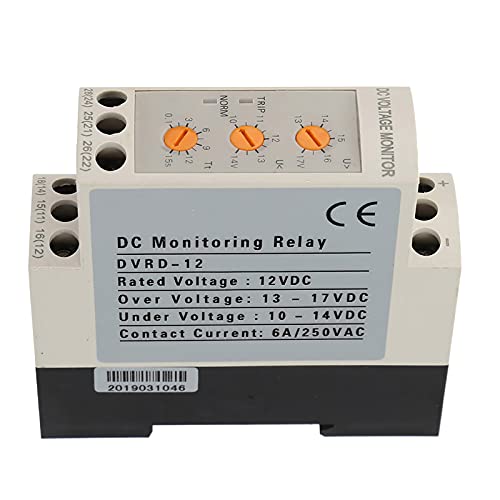 YWBL-WH Voltage Monitoring Relay Over-Voltage and Under-Voltage Relay 35MM Rail 13-17V 10-14V(DC12V) - size: DC12V
