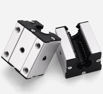 2Pcs SBR25UU Linear Slide Blocks with Dust-Proof Covers - Open Bearing Housing for SBR25 25mm Linear Guides, As Replacement Parts for CNC Machines and 3D Printers - size: SBR25UU, style: Dust Cover Slider