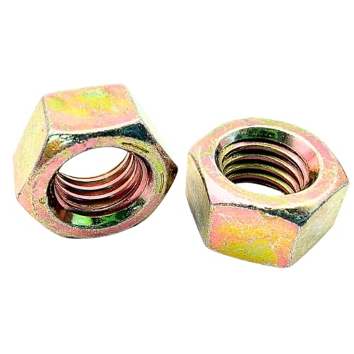3/8"-16 Hex Nuts (25 Pack) – Grade 8 Heavy-Duty Replacement Nuts for General Fastening, Repairs & Structural Hardware SAE J995 0.375" - size: Hex Nut – 25 Pack