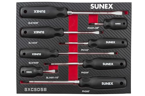 SXCSDS8 Phillips® & Slotted Magnetic Screwdriver Set