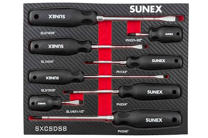 SXCSDS8 Phillips® & Slotted Magnetic Screwdriver Set