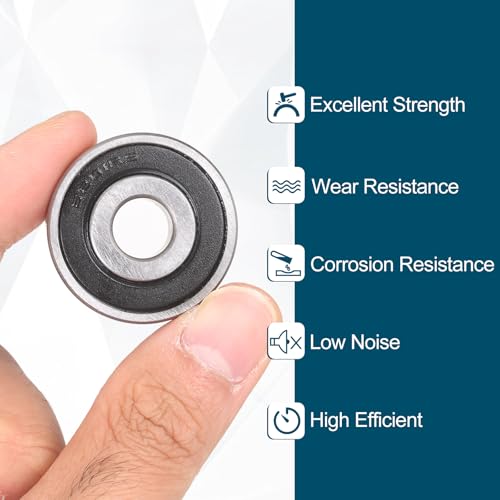 uxcell 4Pcs 103210-2RS Non-Standard Ball Bearings 10mm ID x32mm OD x10mm T - size: 103210-2RS