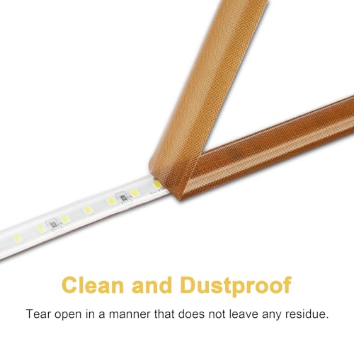 Light Strip Masking Tape 0.78inx 32.8ft Brown Light Dimming Tape, 2PCS - color: Brown