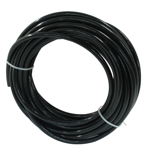 8mm x 5mm Pneumatic Tubing PU Polyurethane, Black, 32.8ft - color: Black, size: 8 x 5mm-32.8ft