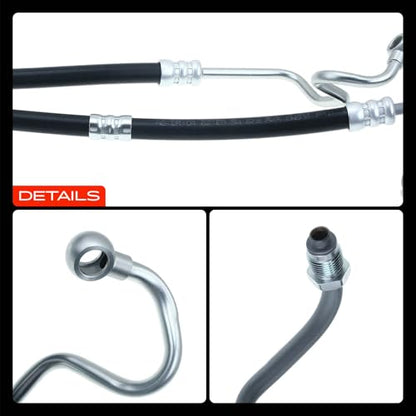A-Premium Power Steering Pressure Hose Assembly Compatible with BMW