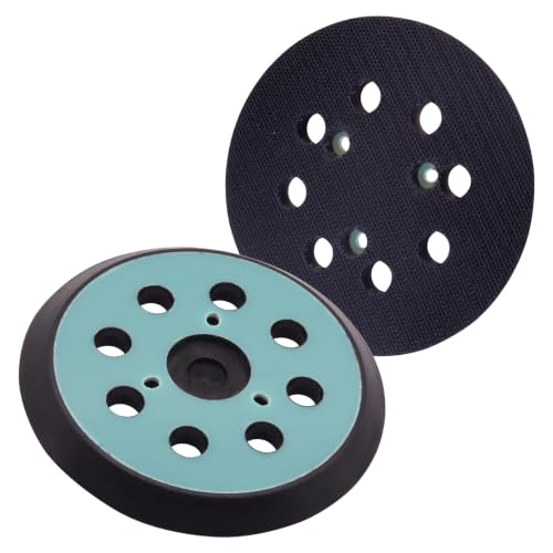 2 Pack 5 Inch Sander Pad, 3 Screw Holes Compatible with Makita & DeWalt - color: 2 Pack