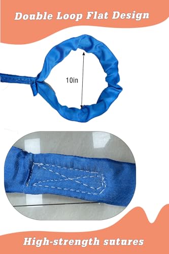 17,000 LBS Lifting Sling, 13 FT Eye & Eye Round Sling - size: 17,000lb-13ft