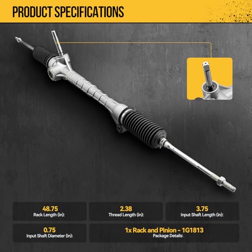 KAC Power Steering Rack & Pinion for 2005-2009 Equinox, 2006-2009 Torrent - size: 1G-1813 Torrent