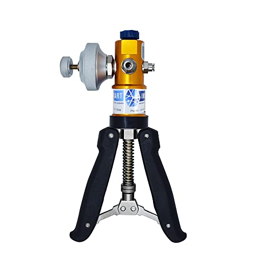 Hand Operated Pressure and Vacuum Calibrator (Range: -13 to 435 PSI) (Only Hand Pump) for Calibration Labs, Field Calibration and Pressure Gauge Calibration | Model: AI-DP1-2200 - size: AI-DP1-2200 Only hand pump