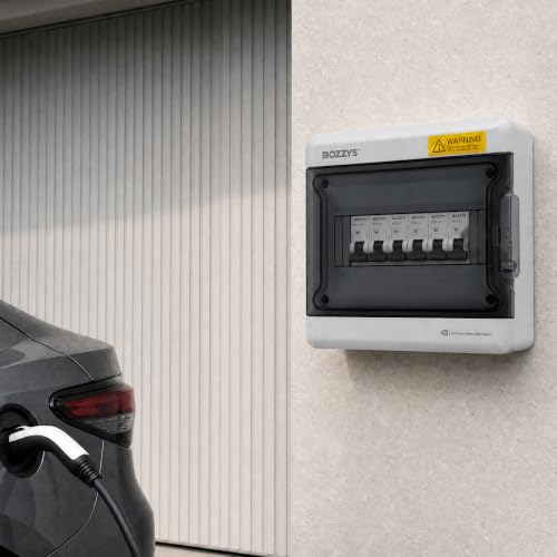 6-Way Din Rail Enclosure | Outdoor Electrical Box IP65 Waterproof - color: 6Way-6.5x7.9x3.9IN