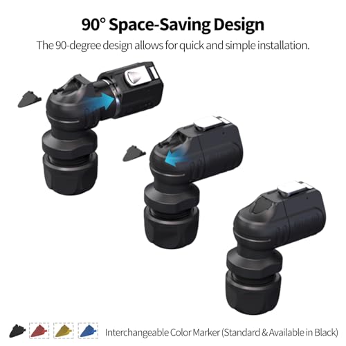 CNLINKO LP-16 3 Pin Right Angle IP68 Waterproof Connector Screw Assembly - style: Single-Hole Socket