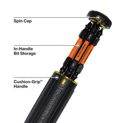 Klein Tools 32315HD 15-in-1 Multi-Bit Ratcheting Screwdriver, 8-Piece - size: 15-in-1 Driver
