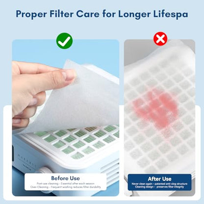 Makartt Nail Dust Collector Filter Paper – 100 Sheets Disposable Filters