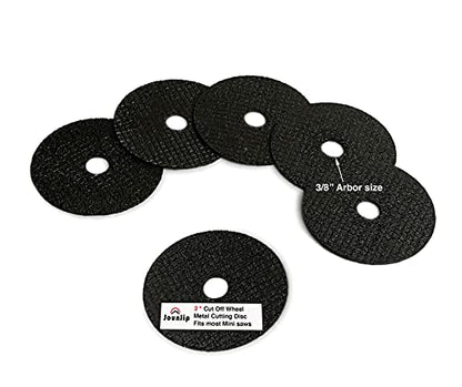 2" Cut Off Wheel Metal Cutting Discs, 3/8" Arbor for Mini Miter Saw