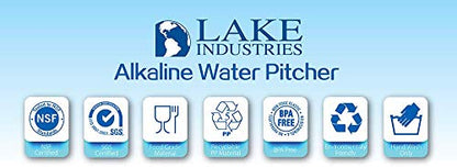 Alkaline Water Pitcher Cartridge Replacement | 150 liters/40 gallon capacity | Pure Clean Hydration | 2-pack
