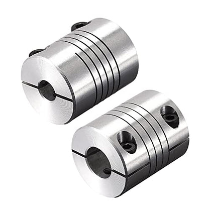uxcell Motor Shaft 5mm to 11mm Helical Beam Coupler Coupling 25mm Dia 30mm Length - size: 5mm to 11mm